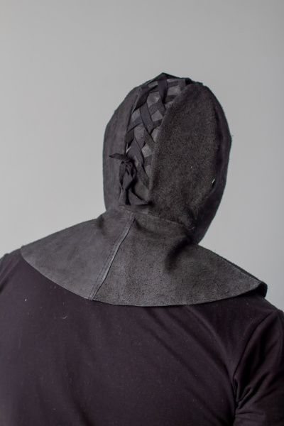 Подшлемник АД3 спилковый с большой пелериной