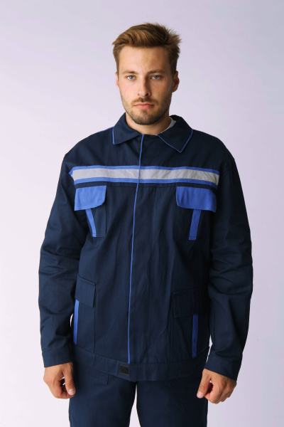 Костюм для ИТР с ПК (т.синий/васильковый)