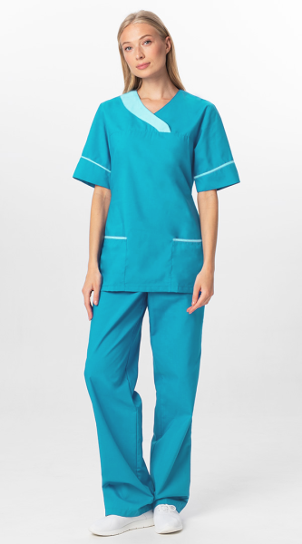 Костюм ШАРМ женский с БР (бирюзовый)