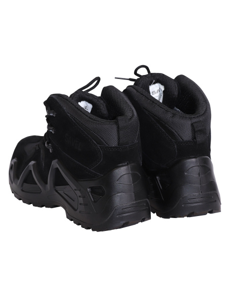 Ботинки СИРИУС-ДОЗОР ПУ-Нитрил замша (черный)