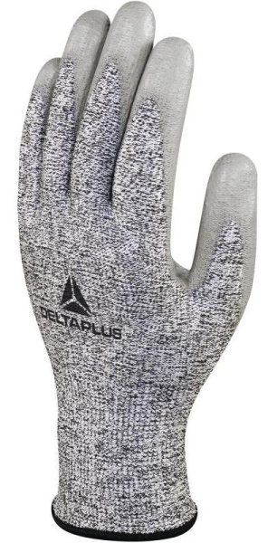 Перчатки трикотажные VENICUTD08 (VENICUT58) с полиуретановым покрытием (серый)