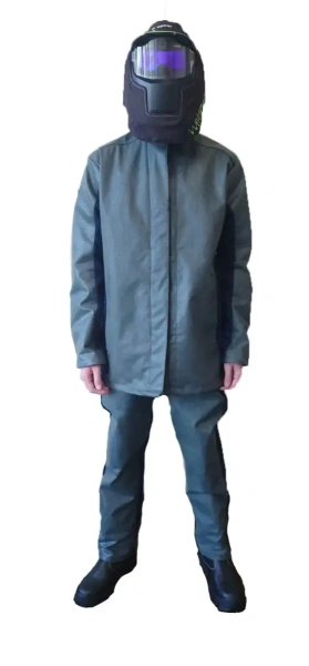 Костюм сварщика ОНИКС СОП 3 кл.защиты с силикон.накладками с БР (т.синий)