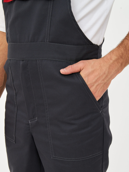 Костюм ЛИГОР-2 ПРЕМИУМ СОП К. с ПК (т.серый/красный)