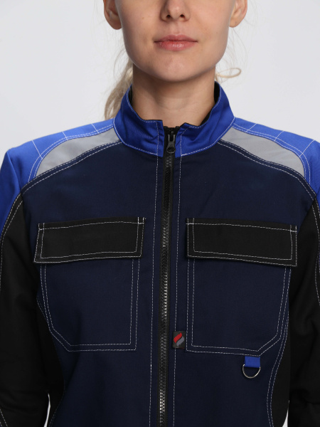 Костюм ФОРМУЛА-1 IMP женский с БР (т.синий/васильковый/черный)