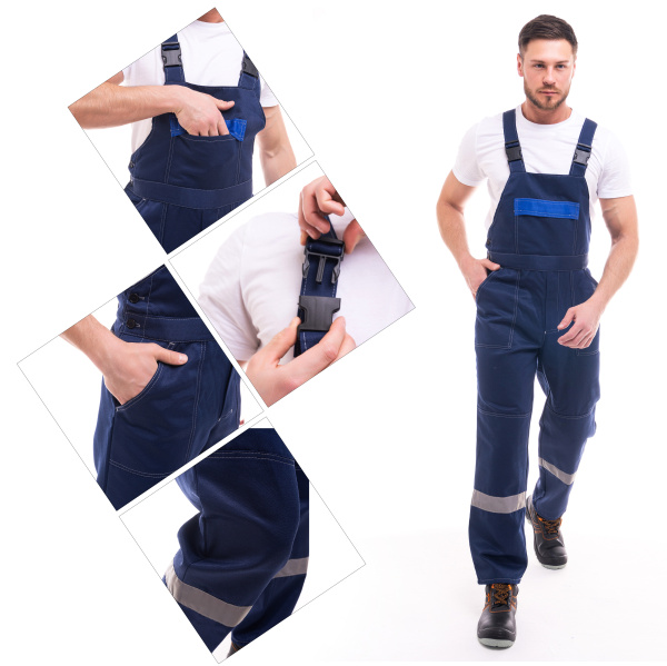 Костюм ЕНИСЕЙ с ПК (т.синий/васильковый)