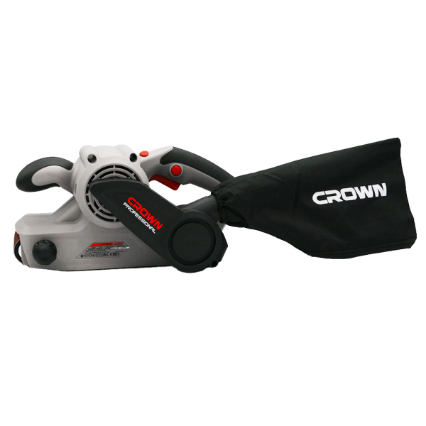 Ленточная шлифовальная машина CROWN CT13311 810Вт 380м/мин 76х533мм