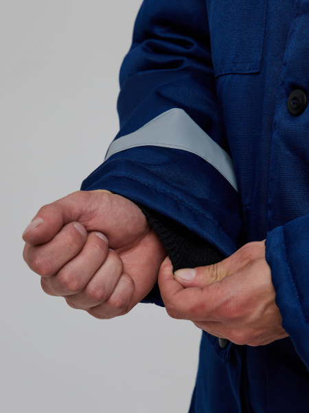 Костюм БУРЯ зимний с ПК (т.синий/васильковый)