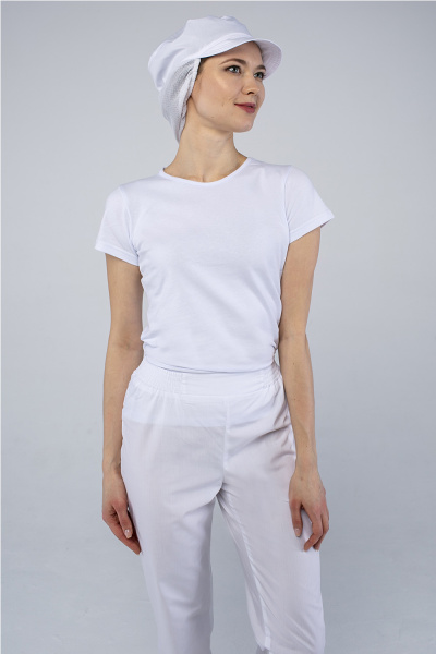 Кепи ХАССП универсальная с сеткой (белый)