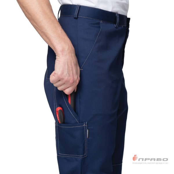 Костюм ПРОФЕССИОНАЛ-1 с БР (синий/бежевый)