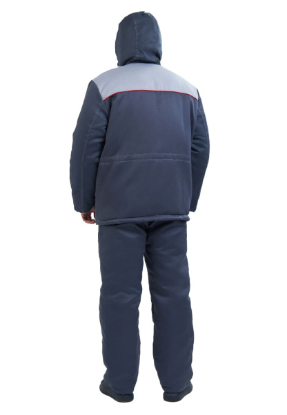 Костюм СТАНДАРТ зимний с ПК (т.серый/св.серый)