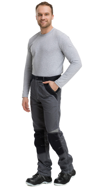 Костюм RONTA KS908 с БР (т.серый/черный)