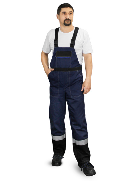 Костюм СИСТЕМА с СОП с ПК (т.синий/чёрный/василёк)