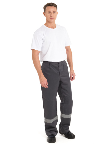 Костюм НОВА с СОП, с БР (серый/красный)