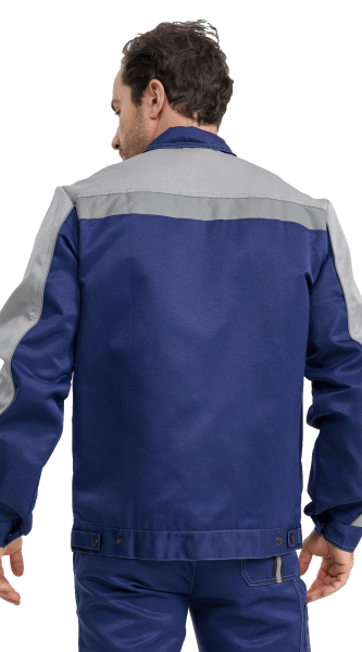 Костюм RONTA KS818 с ПК (т.синий/серый)