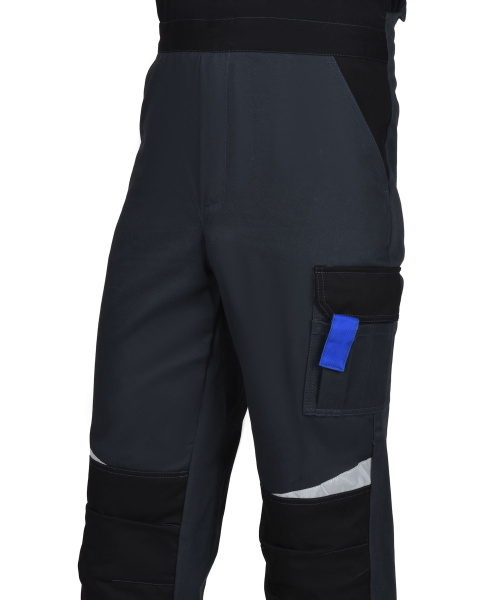 Костюм СИРИУС-ФАВОРИТ-МЕГА с ПК (серый/черный/васильковый)