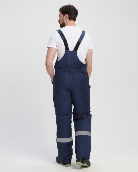 Костюм ВЕКТРОН-2 СОП зимний с ПК (т.синий/черный)