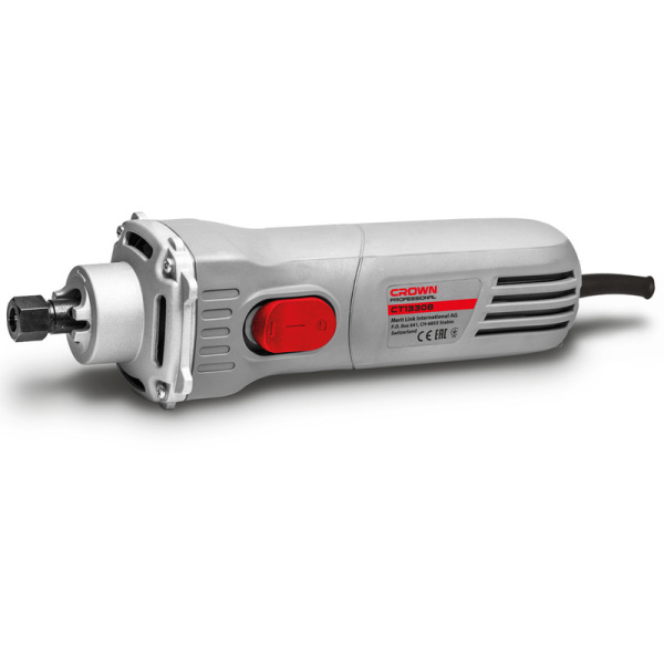 Прямая шлифовальная машина CROWN CT13308 600Вт 12000-27000об/мин цанга 6мм