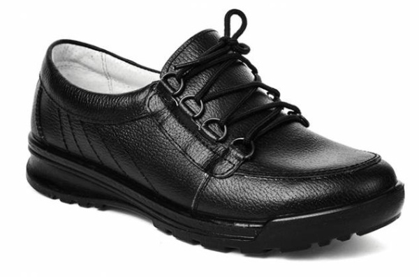 Туфли СВЕТА ПВХ ALMI женские нат.кожа арт. 5964-07101 (черный)