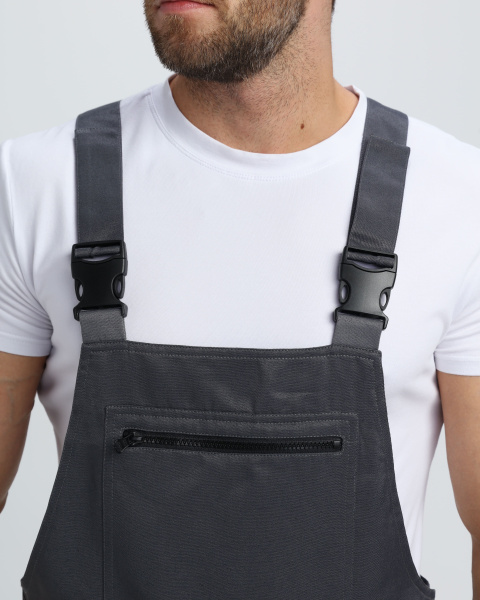 Костюм НЕЙЧ-2 СОП К. с капюшоном с ПК (т.серый/св.серый)