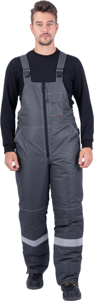 Костюм ЕНИСЕЙ зимний с ПК (серый/красный)