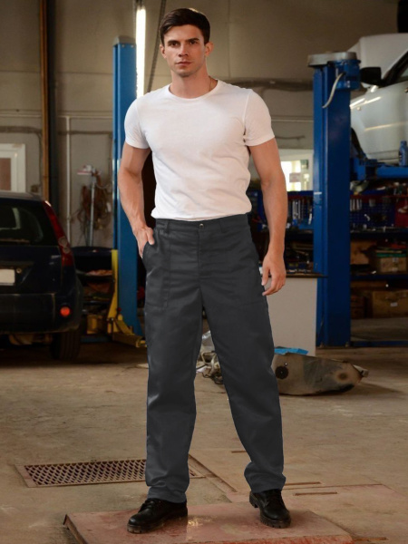 Костюм АСКЕТ-1 с БР (т.серый/оранжевый)