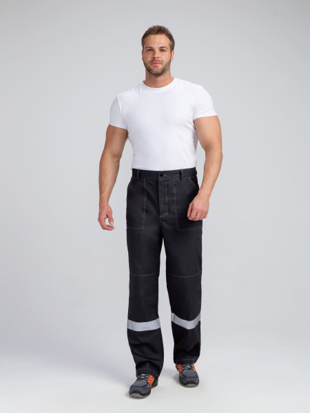 Костюм БРИГОТЕК-1 СОП с БР (т.серый/красный)