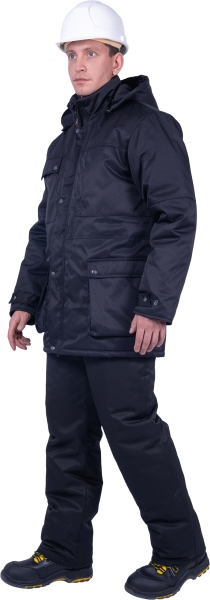 Куртка ЗАЩИТА зимняя (черный)