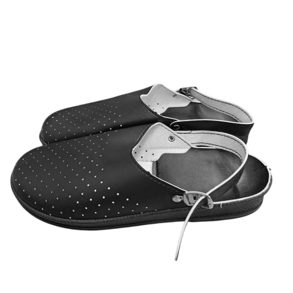 Сабо ПВХ искусственная кожа (черный)