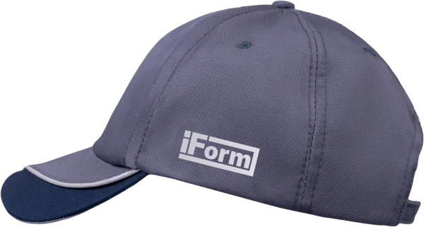 Бейсболка IFORM ИМПОРТ (серый/т.серый)