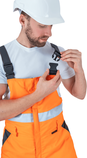 Костюм РЕФЛЕКТ-2 зимний с ПК (оранжевый/серый)