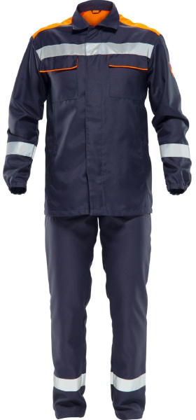 Костюм ХИМОГАРД с БР и беретом (т.синий/оранжевый)