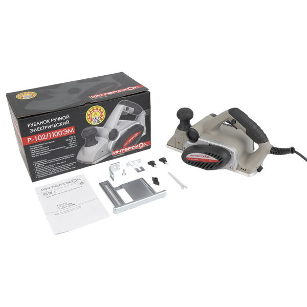 Электрический рубанок ИНТЕРСКОЛ Р-102/1100ЭМ 70.1.1.00 1100Вт