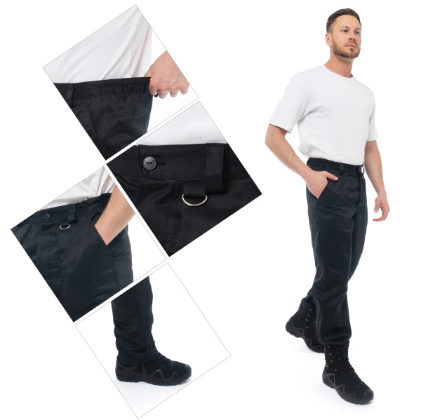 Костюм ОХРАННИК с БР (черный)