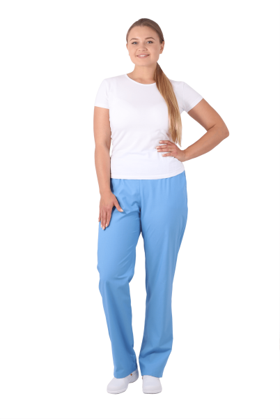 Брюки женские (голубой)
