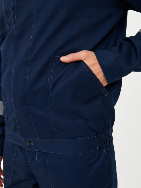 Костюм ЛИГОР-1 ПРЕМИУМ СОП К. с БР (т.синий/васильковый)