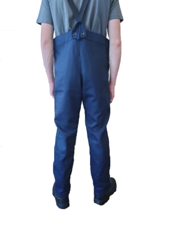 Костюм сварщика ОНИКС СОП 3 кл.защиты с силикон.накладками с БР (т.синий)