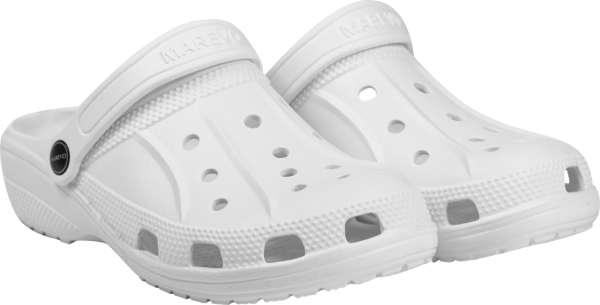 Туфли ЭВА с перфорацией с ремешком (белый)