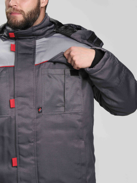 Костюм ФЛОФТ-1 зимний с БР (т.серый/св.серый)