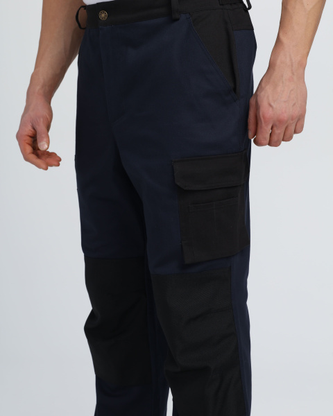 Брюки МИЛАН NEW CH МВО (т.синий/черный)