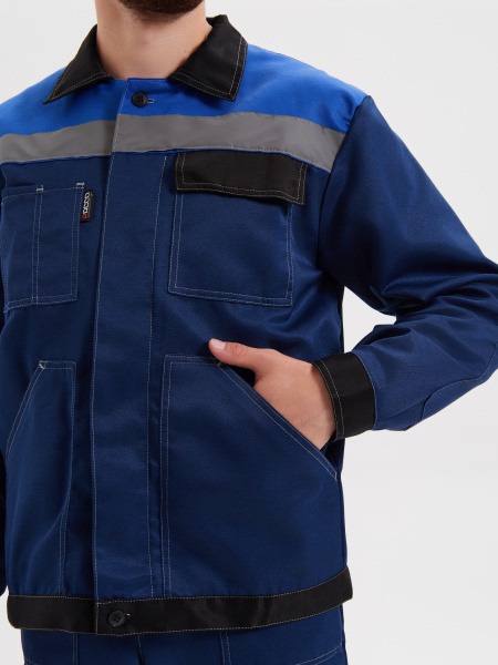 Костюм КОРПУС с ПК (синий/черный/василек)