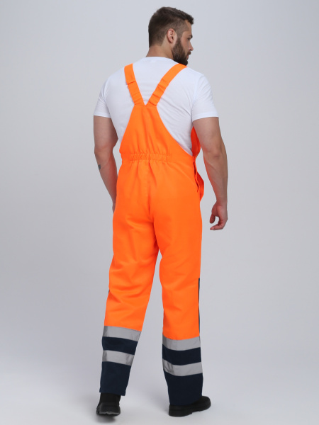 Костюм ЯРКСИОН-2 СОП К. сигнальный с ПК (оранжевый/т.синий)