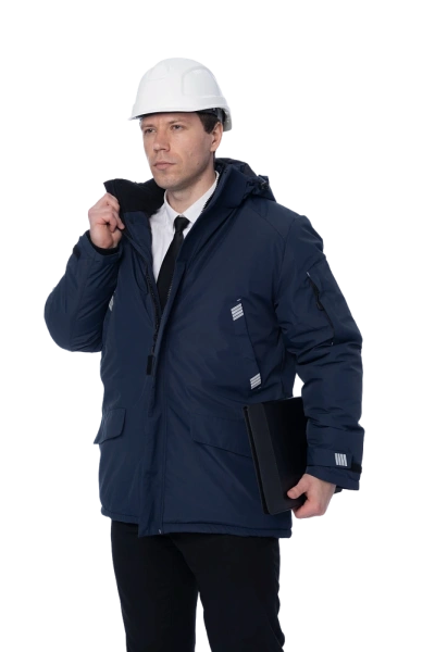 Парка Brodeks KW 204 зимняя (синий)