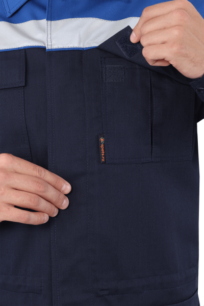 Костюм АНТИСТАТ с ПК (т.синий, васильковый)