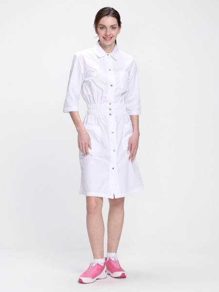 Халат MEDLINE СИМПЛ-004 женский (белый)