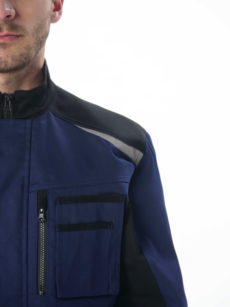 Костюм МИЛАН с БР (т.синий/черный)