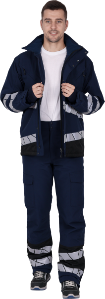 Куртка ACTIVE утепленная (синий/черный)