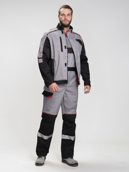 Костюм СЕРВИС IMP с ПК (серый/черный)