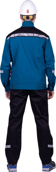 Куртка СТРОНГ (бирюзовый/черный)