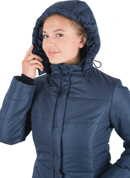 Пальто ФЬЮЖЕН женское зимнее (т.синий)