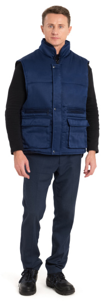 Жилет ДОКЕР зимний (т.синий)